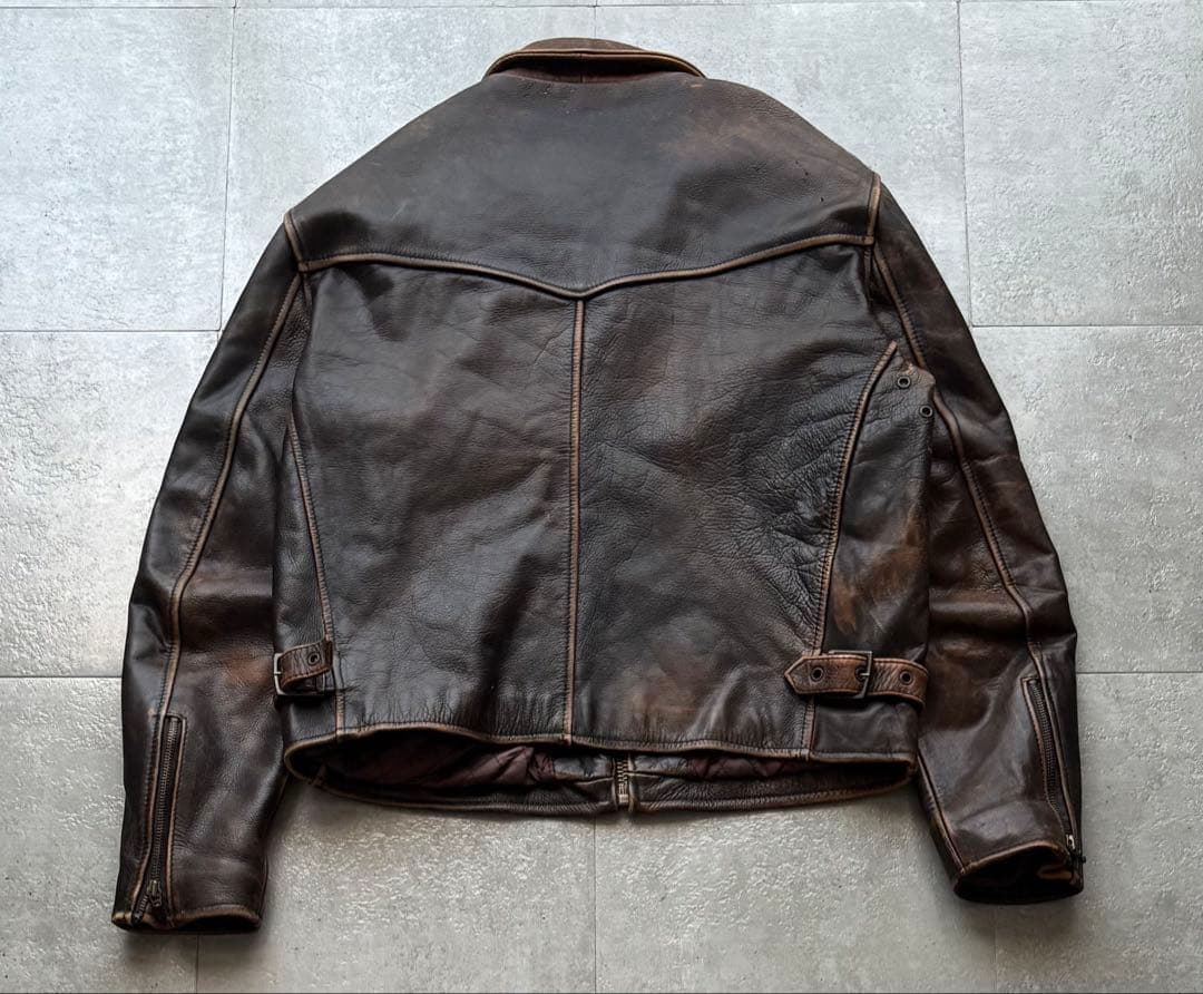 ハーレーダビッドソン　シングルライダースジャケット　Lサイズ　雰囲気◎