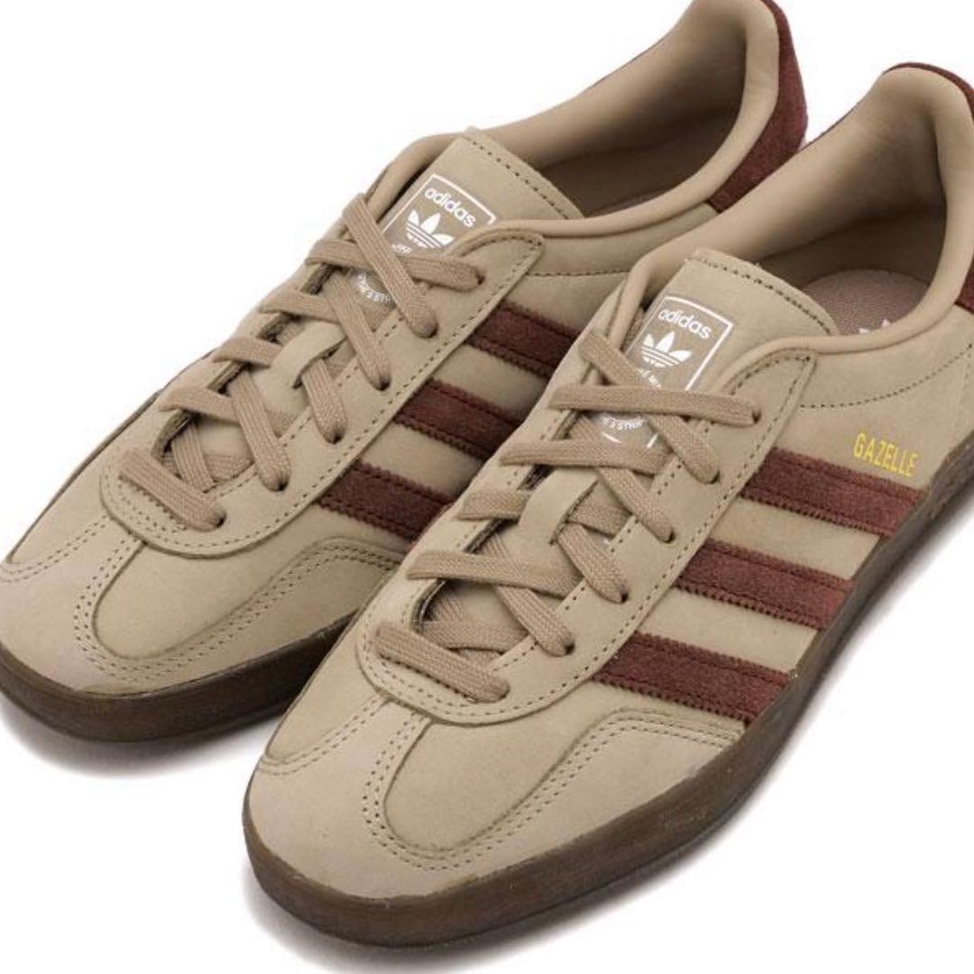 adidas Gazelle ベージュ/ブラウン スニーカー