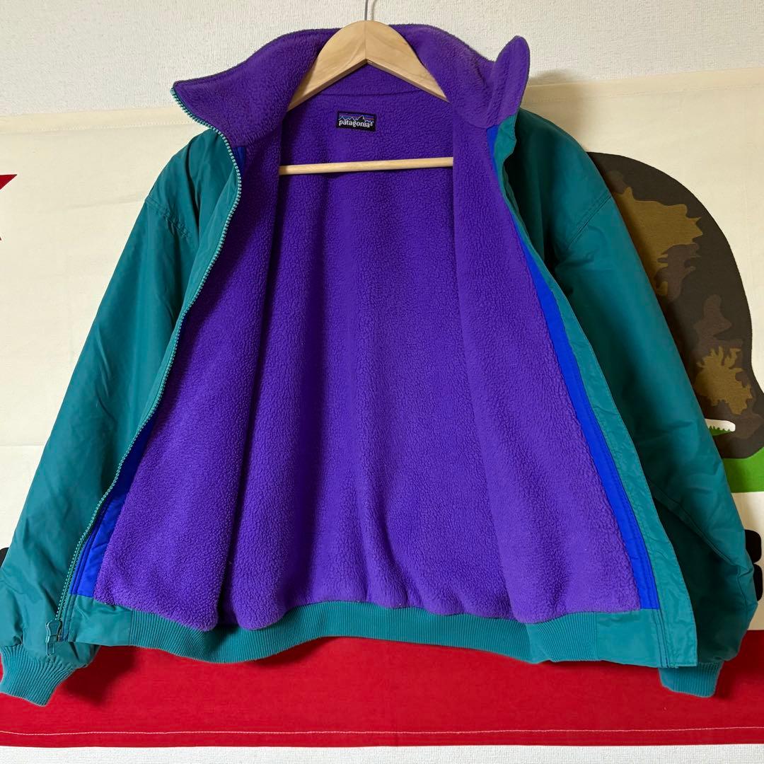 90s Patagonia シェルドシンチラ サイズS〜M相当 希少カラー 古着