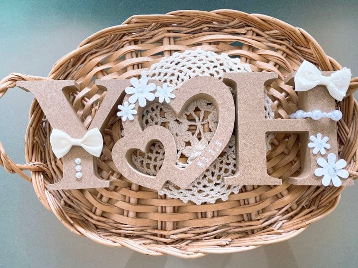 「確認」ぱんな様イニシャルオブジェ