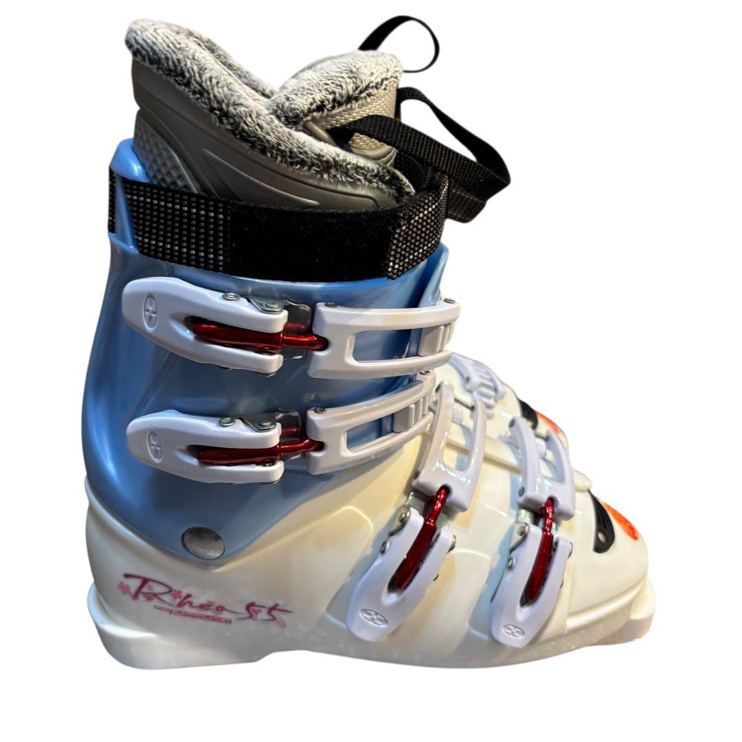 レディースショートスキーセット　ミッドスキー　解放ビン付　25-25.5cm