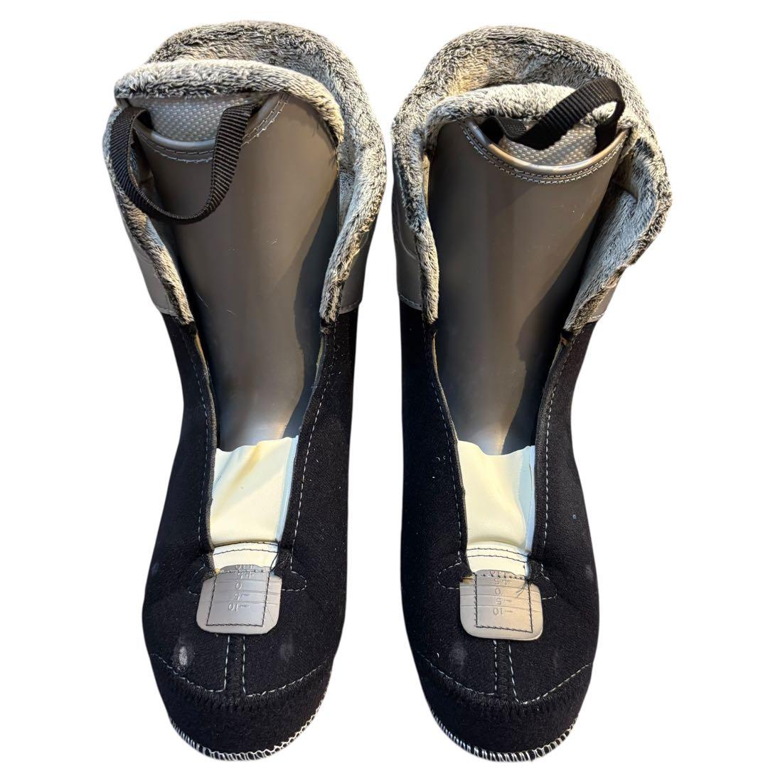 レディースショートスキーセット　ミッドスキー　解放ビン付　25-25.5cm