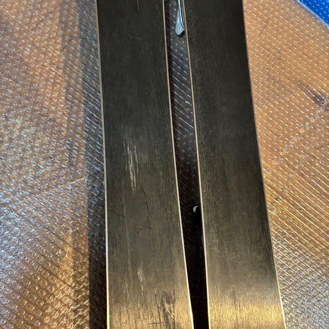 レディースショートスキーセット　ミッドスキー　解放ビン付　25-25.5cm