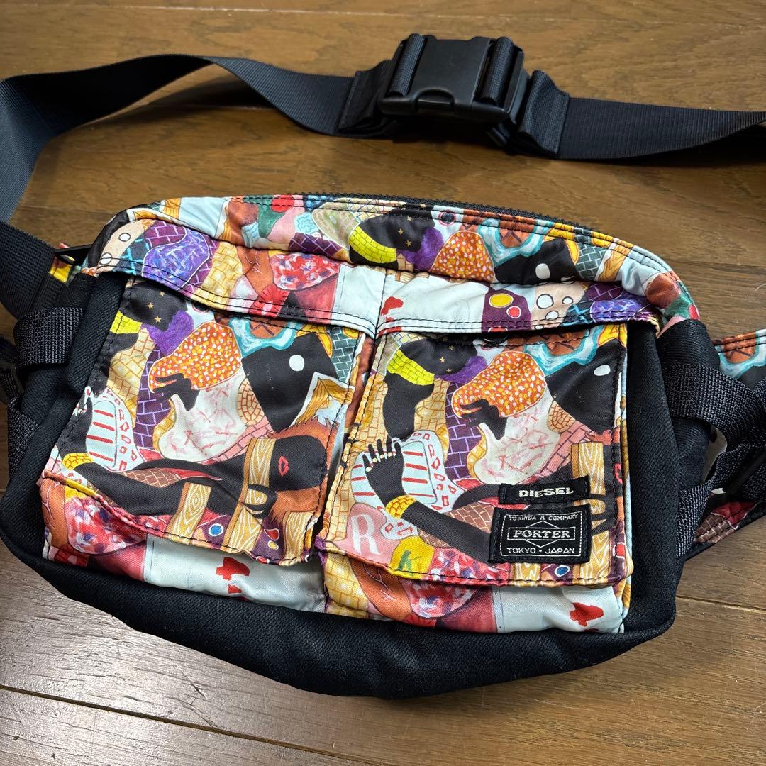 PORTER ポーター DIESEL ディーゼル 横尾忠則 ウエストバッグ