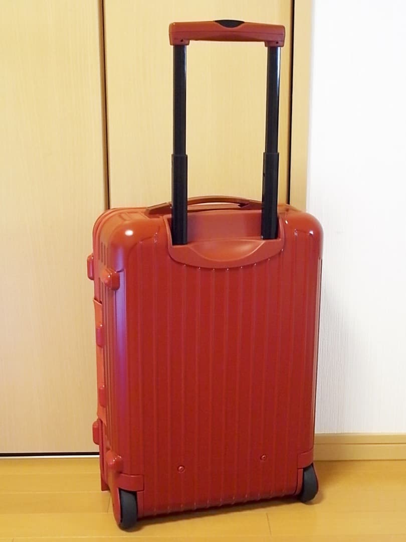 ◇美品 リモワ サルサ33L【機内持込可】人気色レッド◇メンテ・クリーニング済
