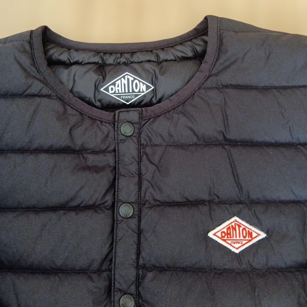 【美品】DANTON ダウン　フェザー　ブラック　38