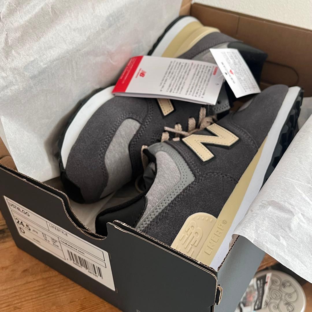 【新品未使用】 new balance U574LGG 24.5cm 【送料込】