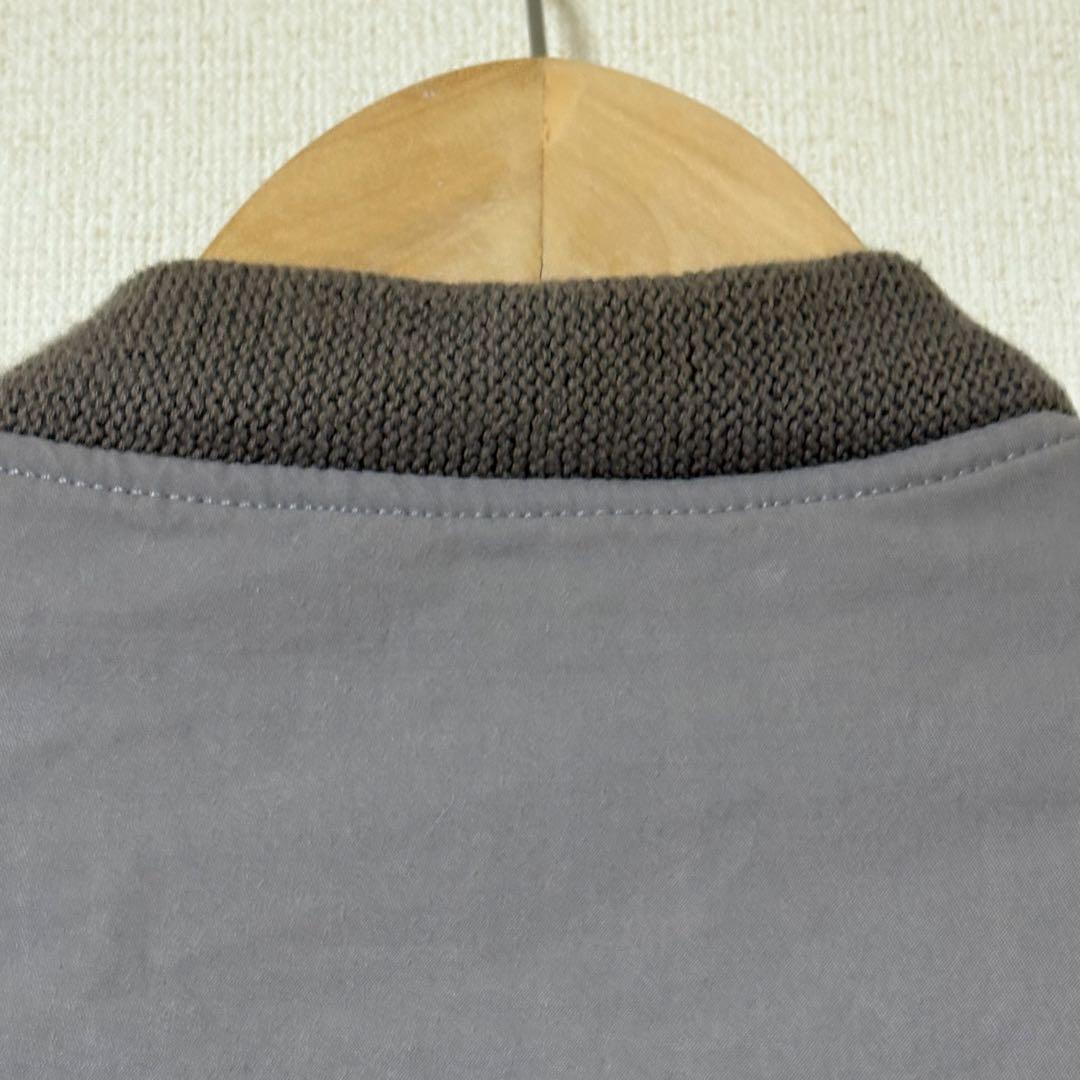 TOWN CRAFT ダービージャケット グレー サイズL 裏地ペイズリー 古着