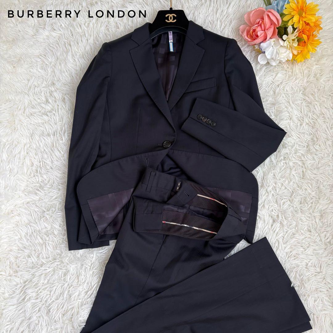 正規品　美品　バーバリーロンドン　セットアップ　ジャケット　パンツ　ストライプ
