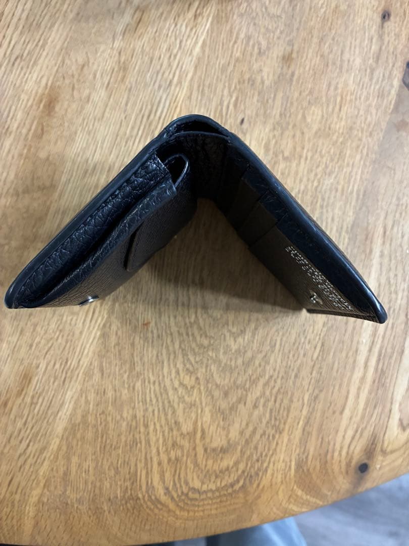 Maison Margiela ブラックレザー折り財布