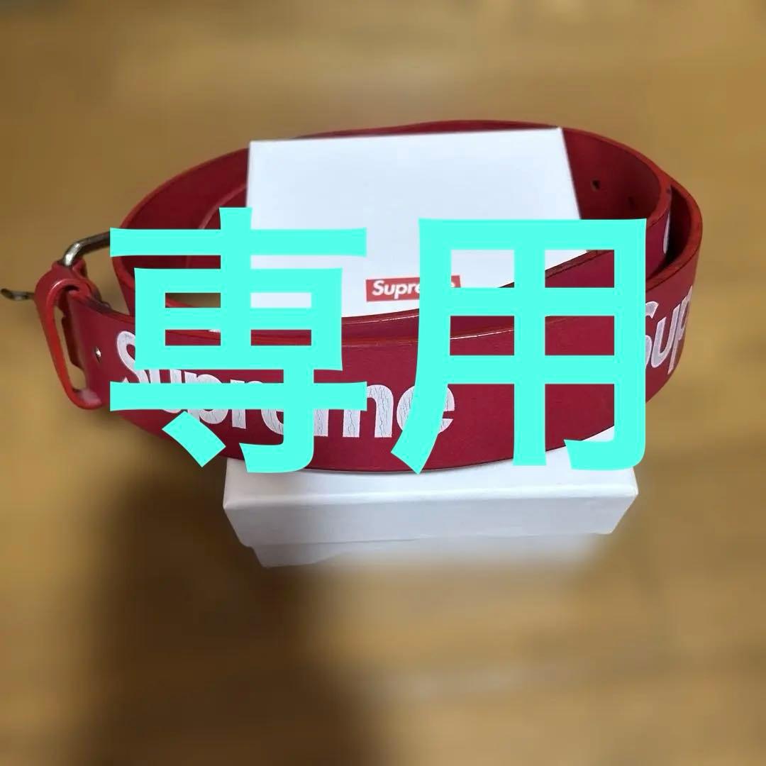 小物 Supreme Repeat Leather Belt \