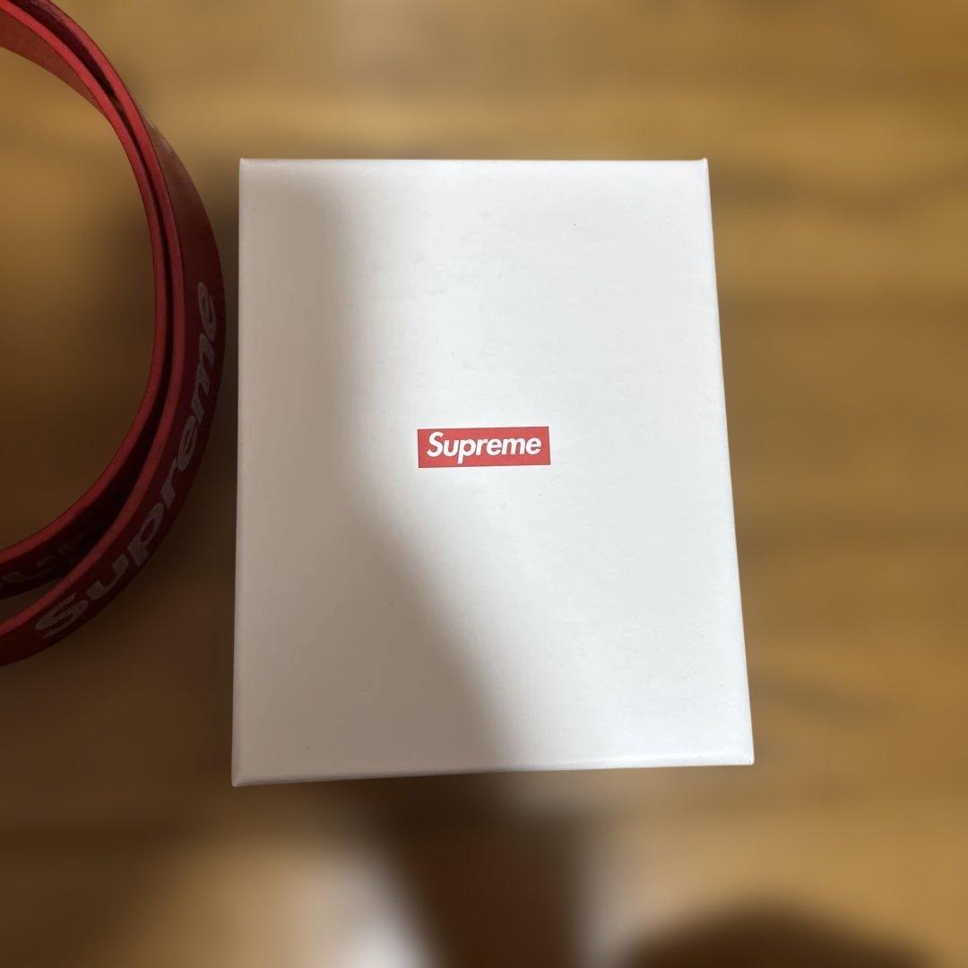 小物 Supreme Repeat Leather Belt \"Red\" 22SS