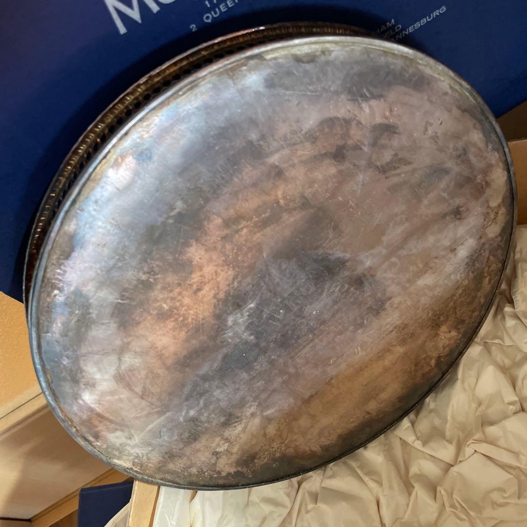 未使用mappin & webb イギリス製食器セット　銀トレー　陶器各種