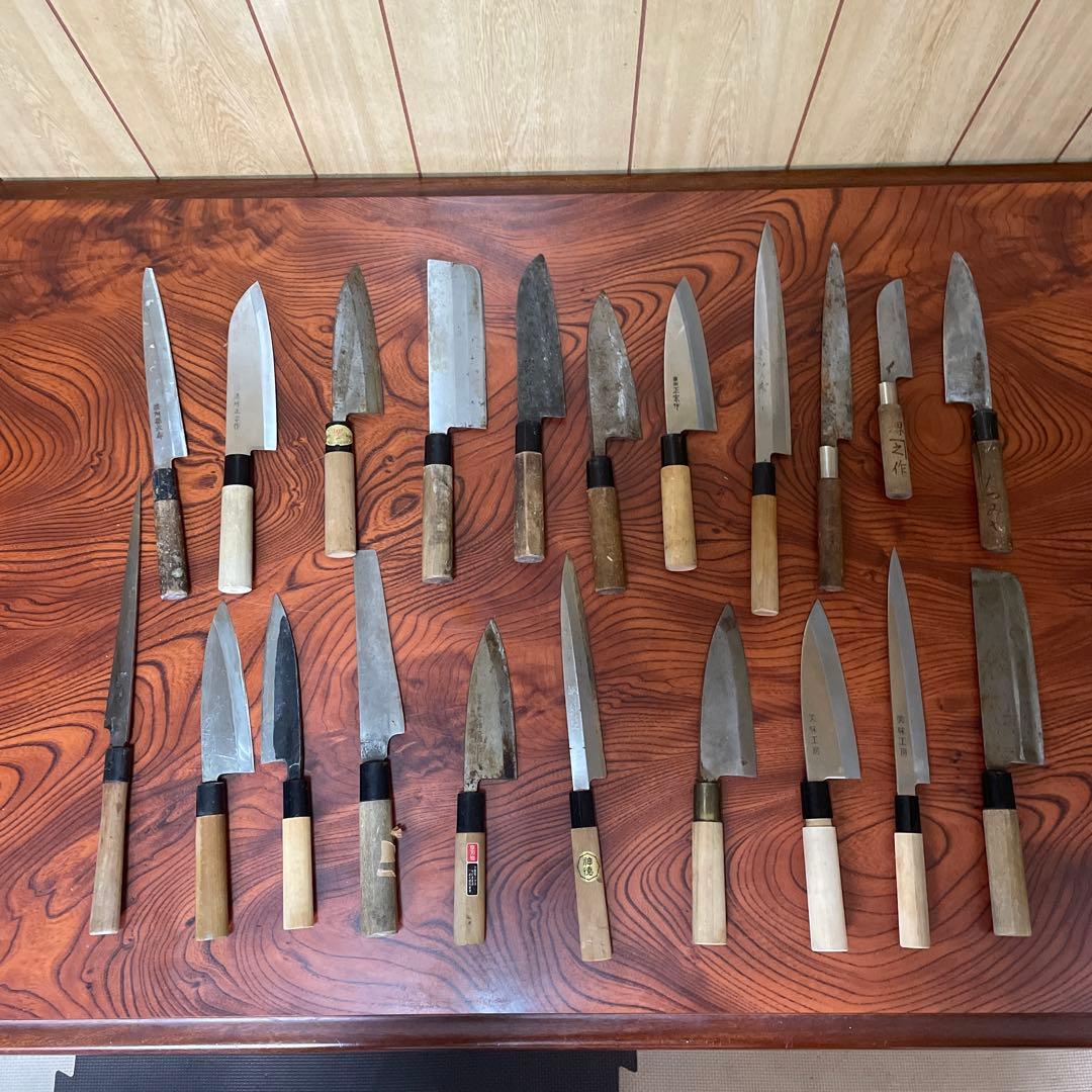 堺神徳　源武昭包丁　21個　まとめ売り　ジャンク