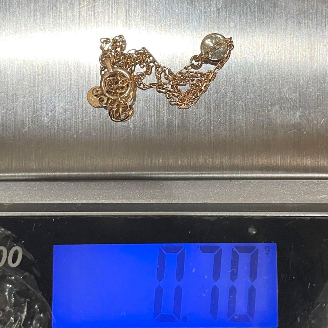 K18 ピンクゴールド　高品質　天然ダイヤモンド　ブレスレット