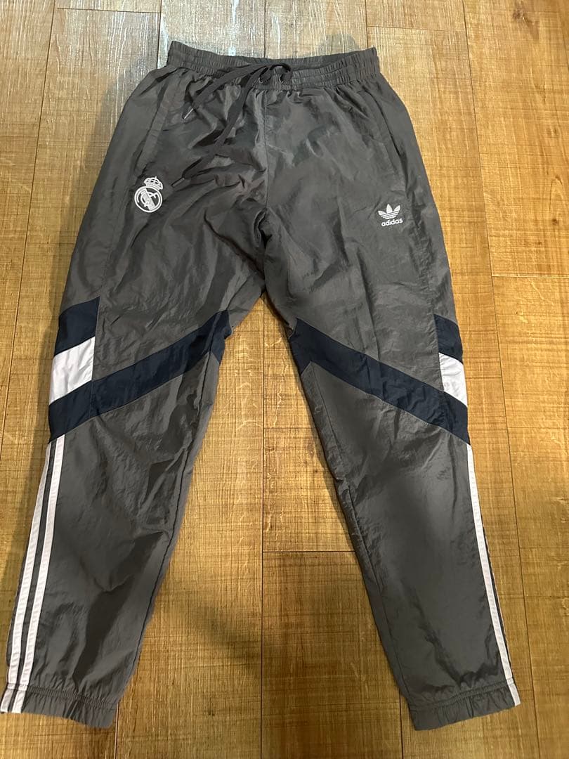 上下セット adidas Real Madrid トラックジャケット チャコール