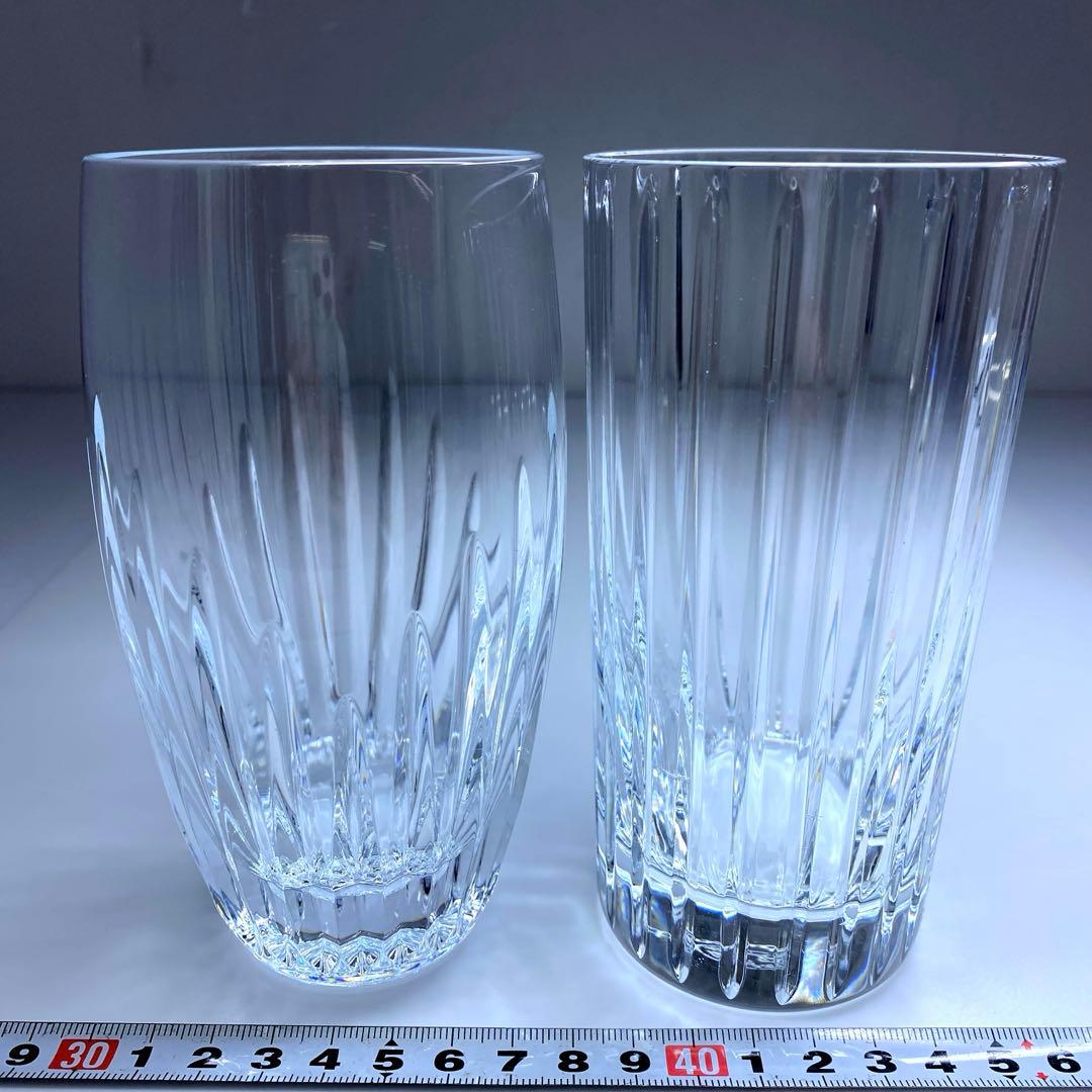 ☆洋3 バカラ　ハーモニー、マッセナ　ハイボールグラス　共箱　東Y7-0327②