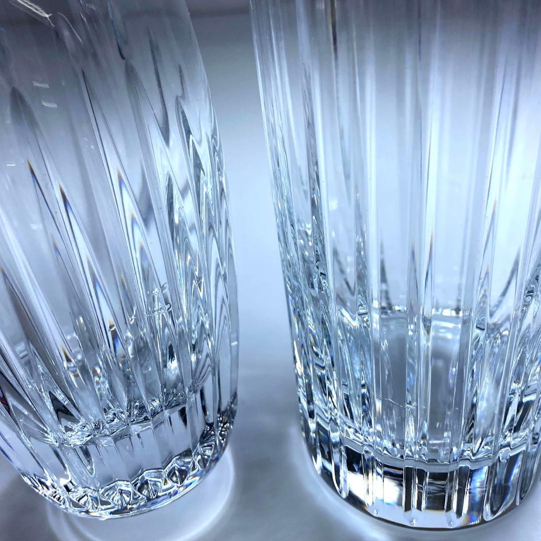 ☆洋3 バカラ　ハーモニー、マッセナ　ハイボールグラス　共箱　東Y7-0327②