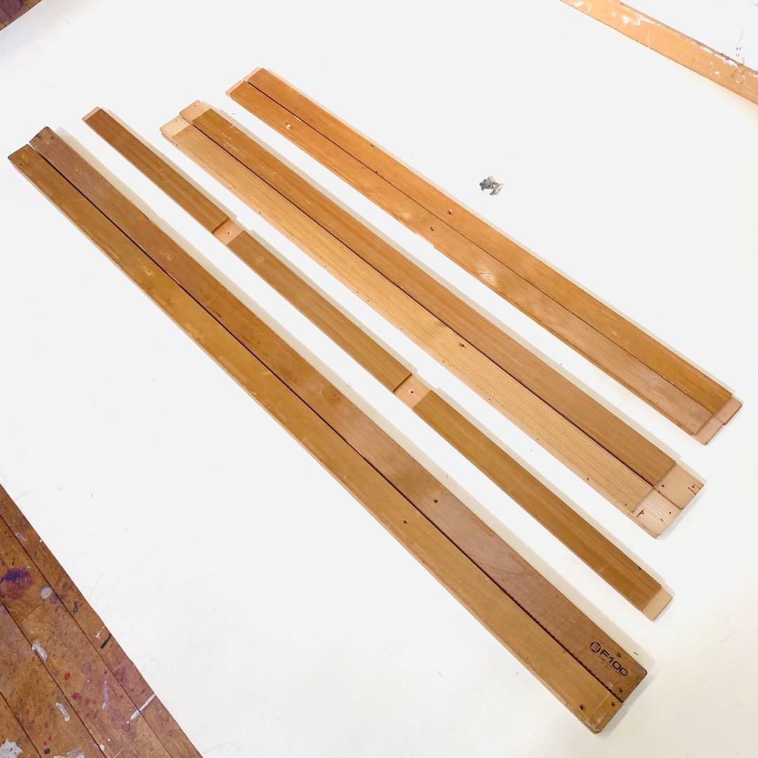 絵画用 木枠 キャンバス枠 マルオカ F100号上枠 杉材 中古良品 送料込⑤