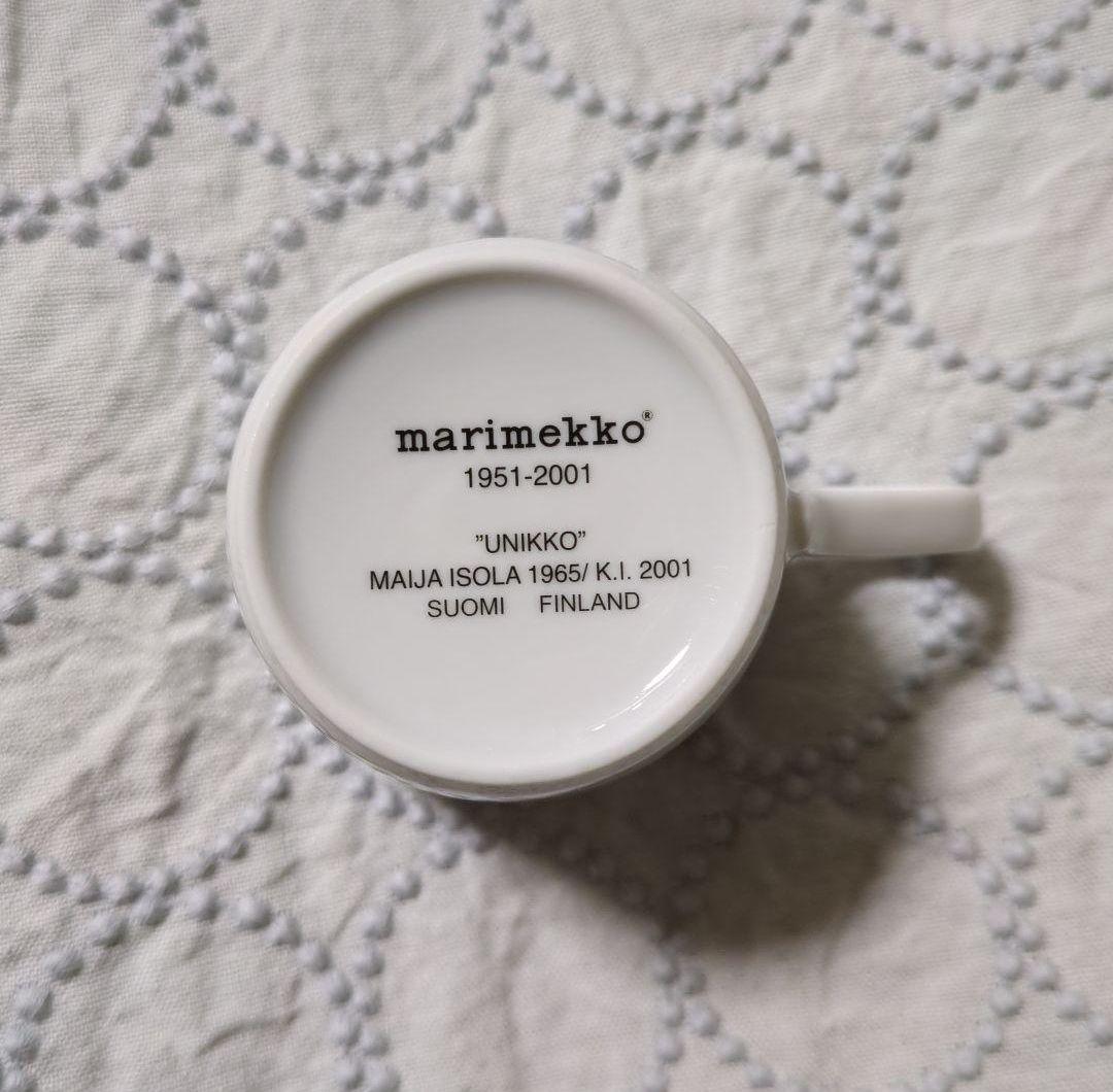 marimekko 50周年 プレート／カップ ２点セット