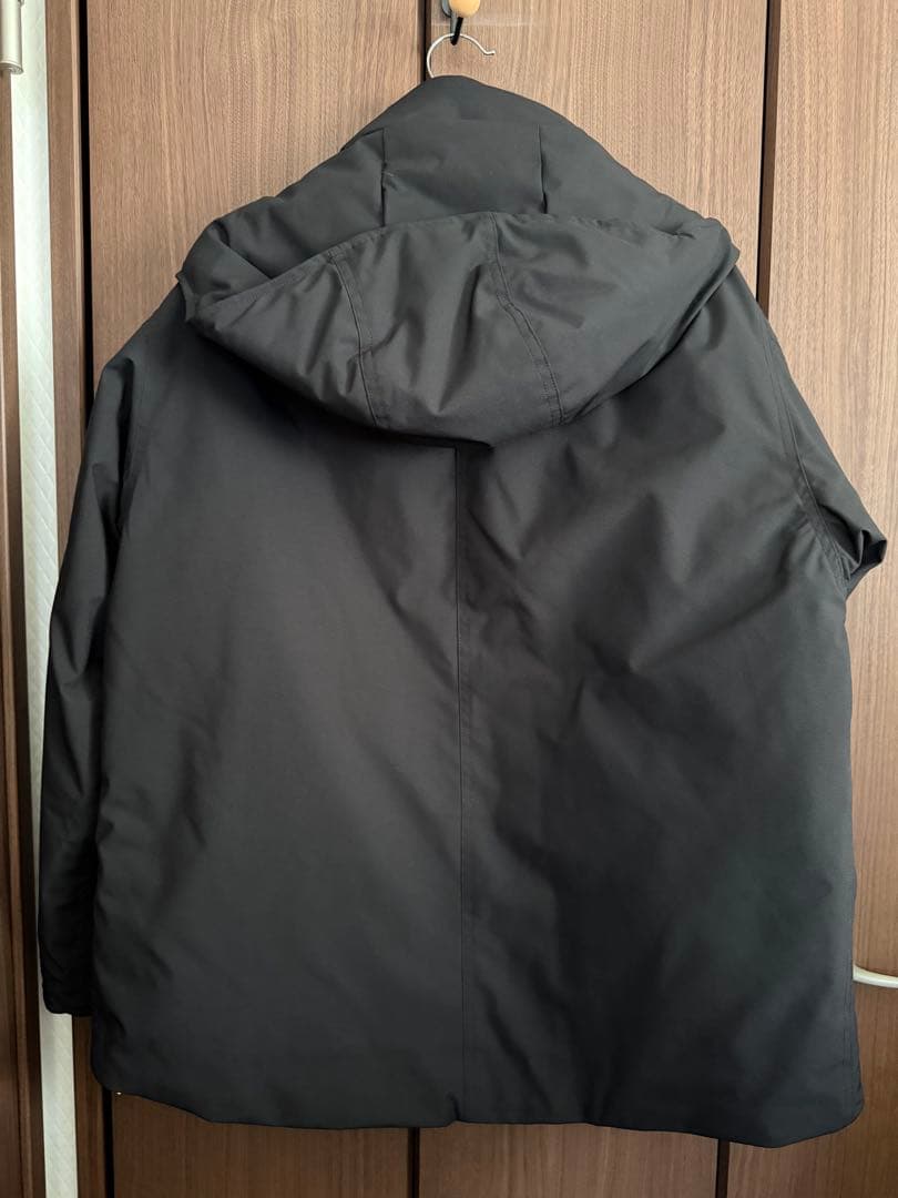 【ANY】撥水フーデットダウンコート ブラック Mサイズ