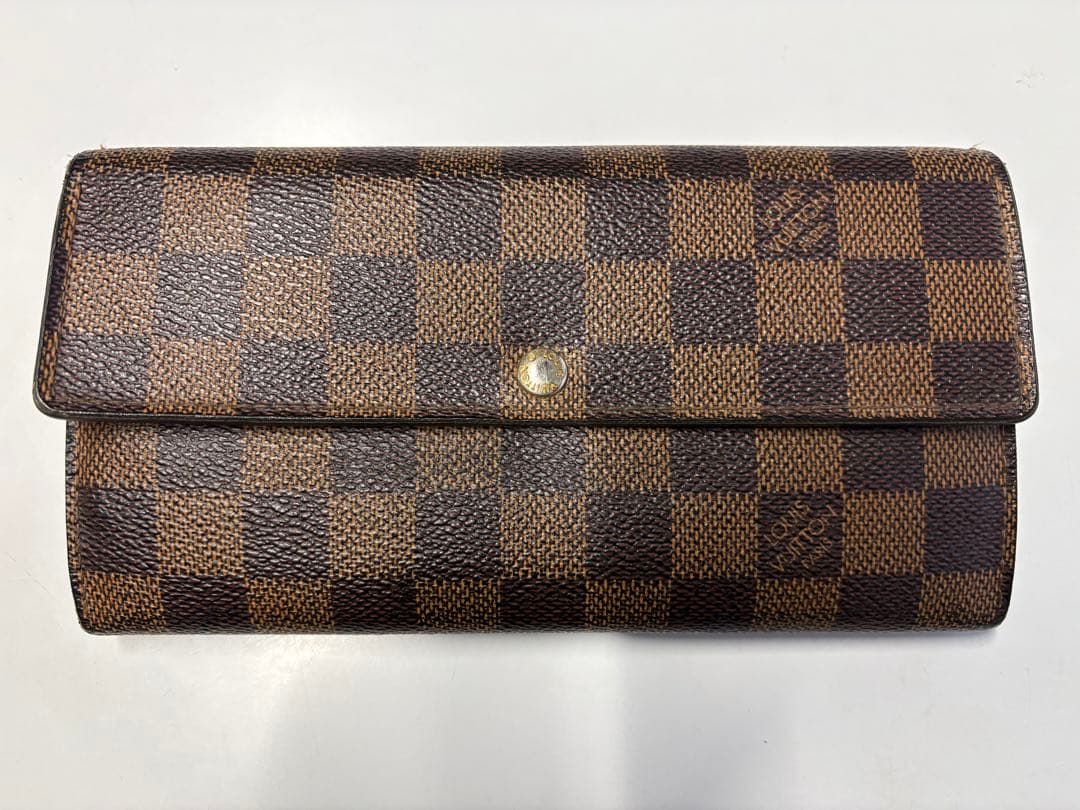 LOUIS VUITTON ダミエ・長財布　値下げ交渉あり　訳あり