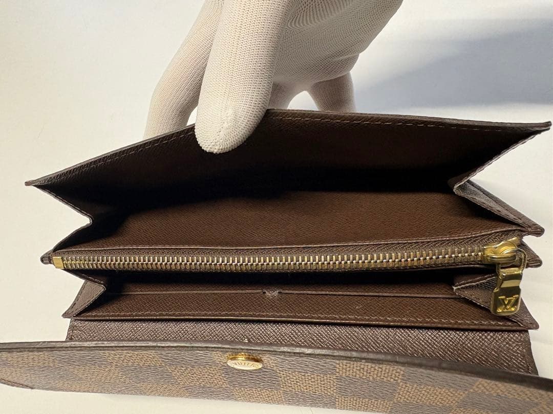 LOUIS VUITTON ダミエ・長財布　値下げ交渉あり　訳あり