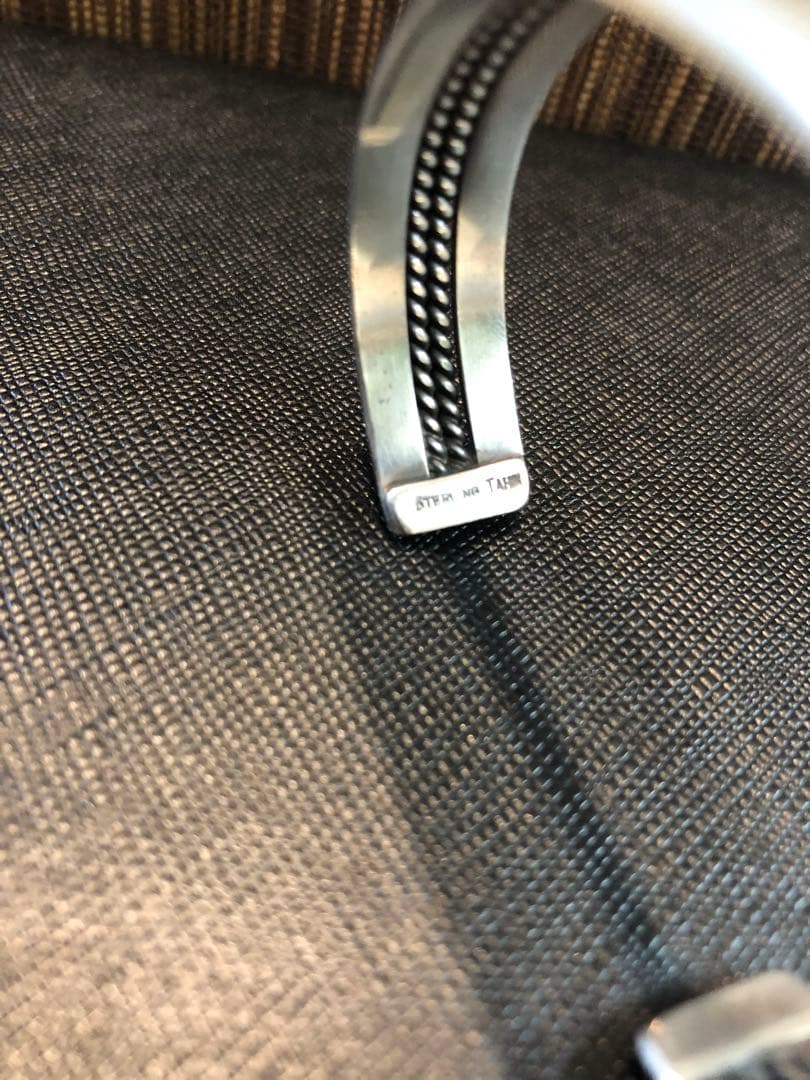 ナバホ　TAHE ステアリング　バングル　925 タヘ