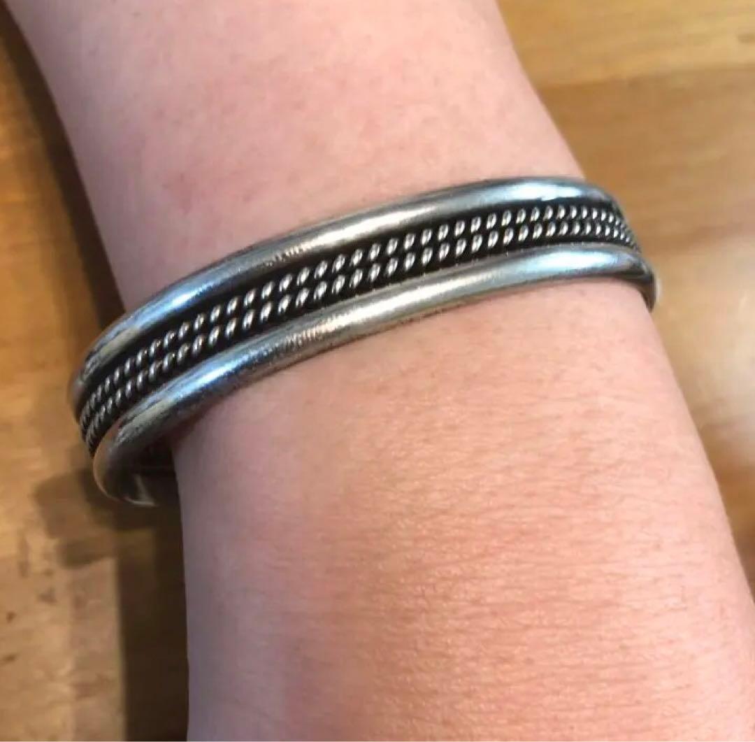 ナバホ　TAHE ステアリング　バングル　925 タヘ