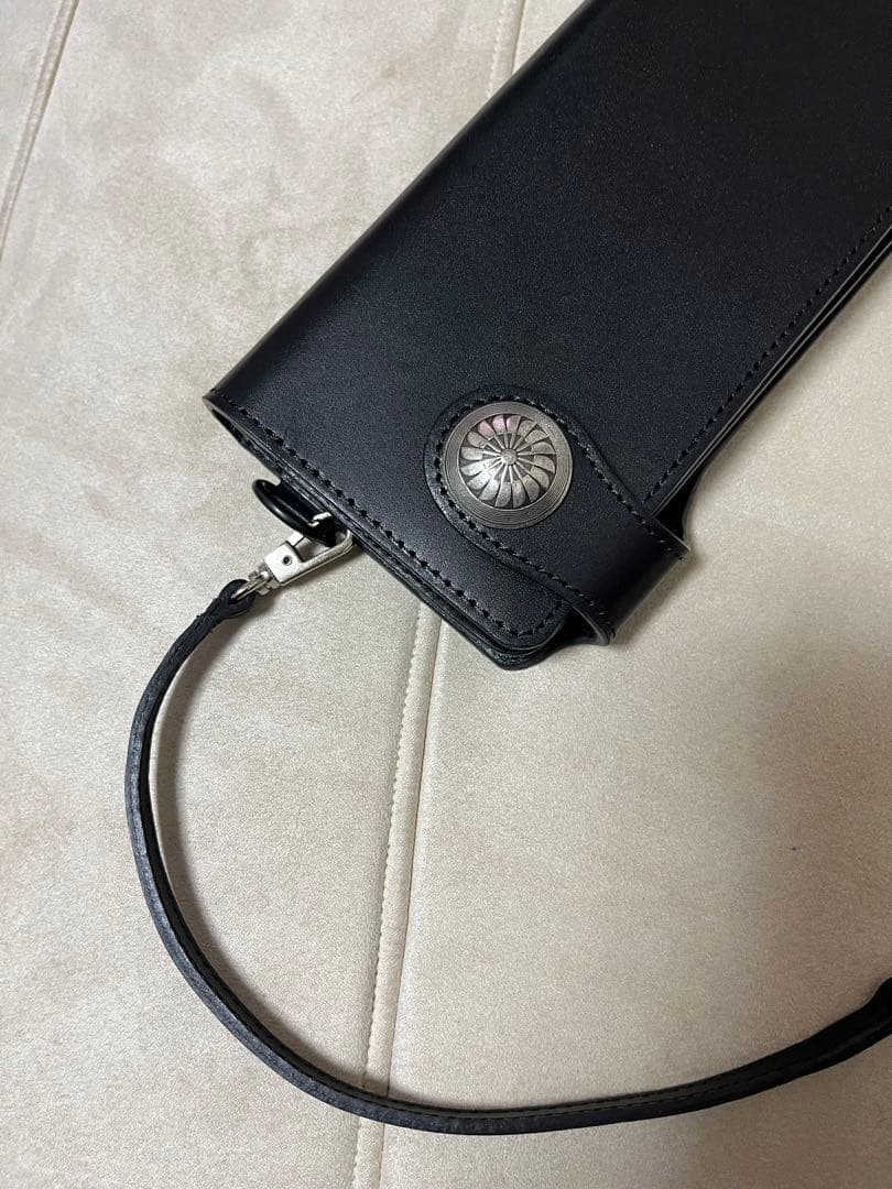 blackmeans ブラックレザー長財布