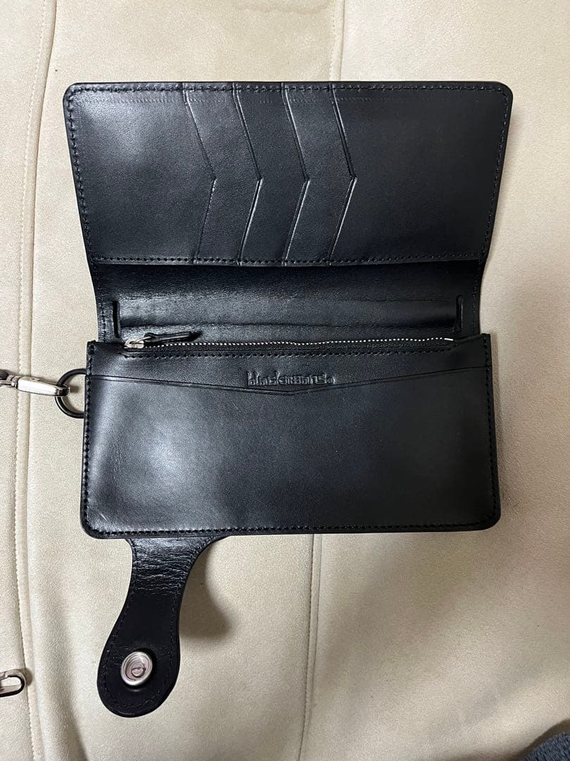 blackmeans ブラックレザー長財布