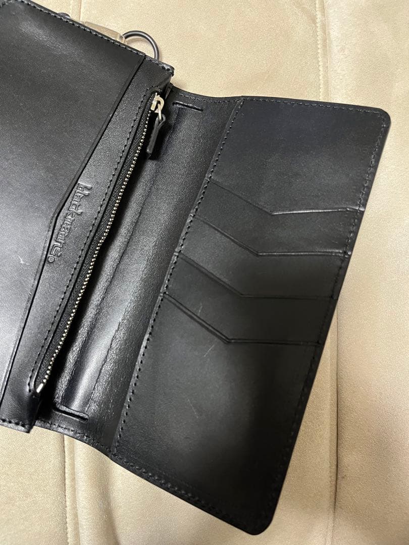 blackmeans ブラックレザー長財布