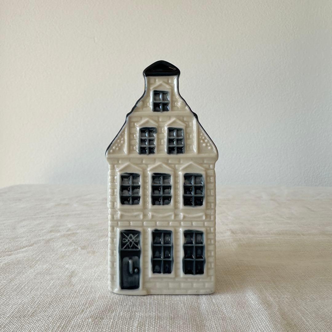 【KLMオランダ航空】デルフトブルーハウス4個セット(#51,58,70,82)