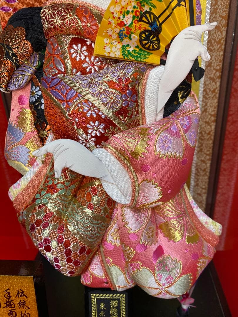 東京久月　羽子板　ガラスケース１３号・間口約２５×奥行約２３×高さ約４８㎝