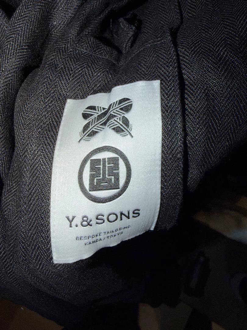 Y. & SONS ブラック 羽織 ウナム