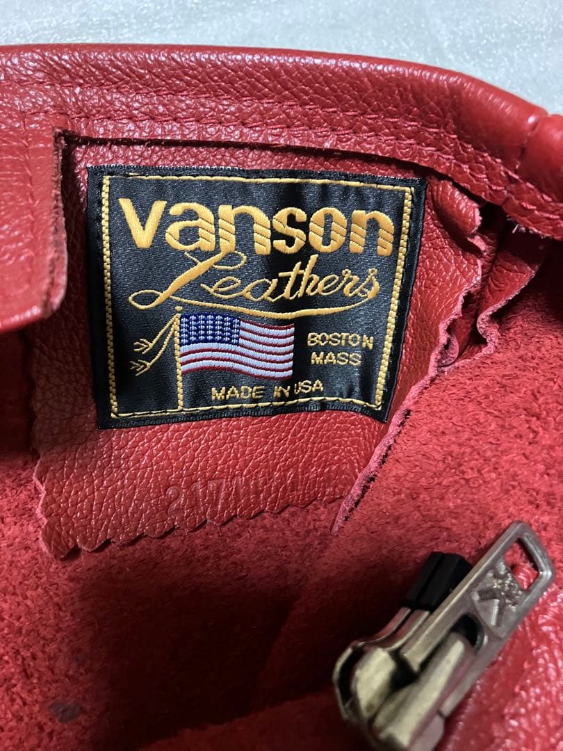 美品　vanson レザートートバッグ