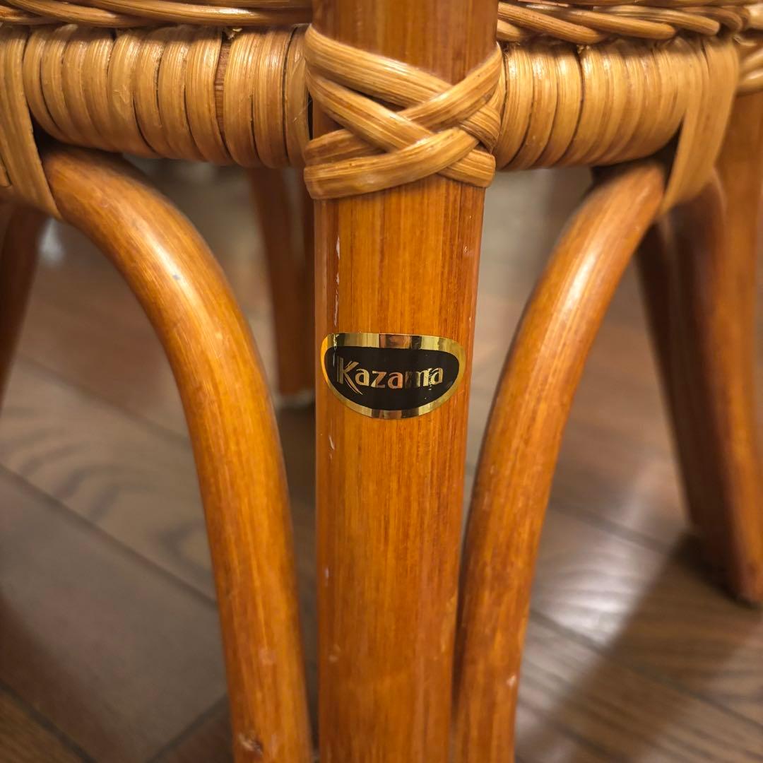 風間　カザマ　フロアスタンド 　フロアランプ　尖塔型　ラタン家具　籐家具