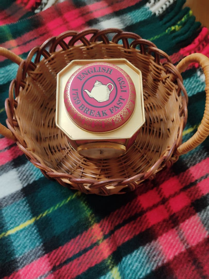 バケット 籠　パン籠　ランドリーバスケット　籐　ラタン　フランスパン