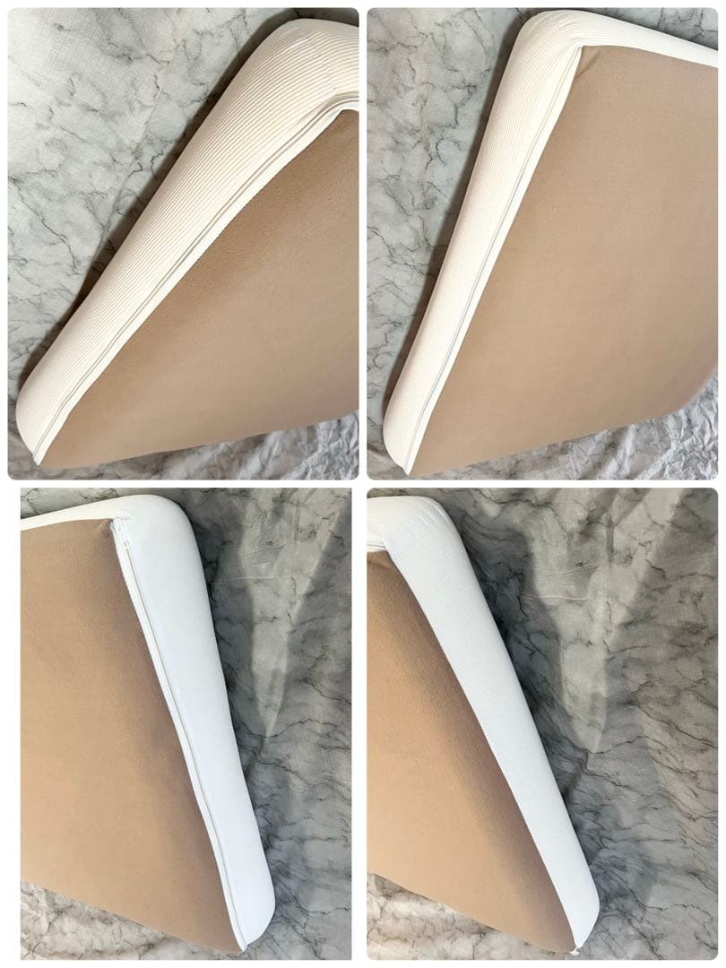 1人掛け　シングル置き畳マットソファローソファ1人用白ホワイト厚め