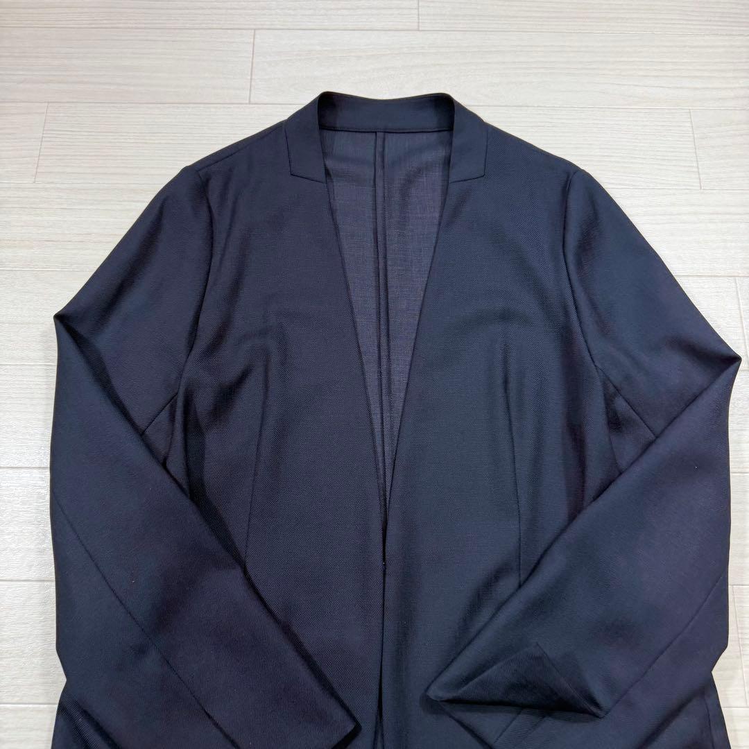 極美品 ビューティアンドユース 大きい L ノーカラー パンツ セットアップ