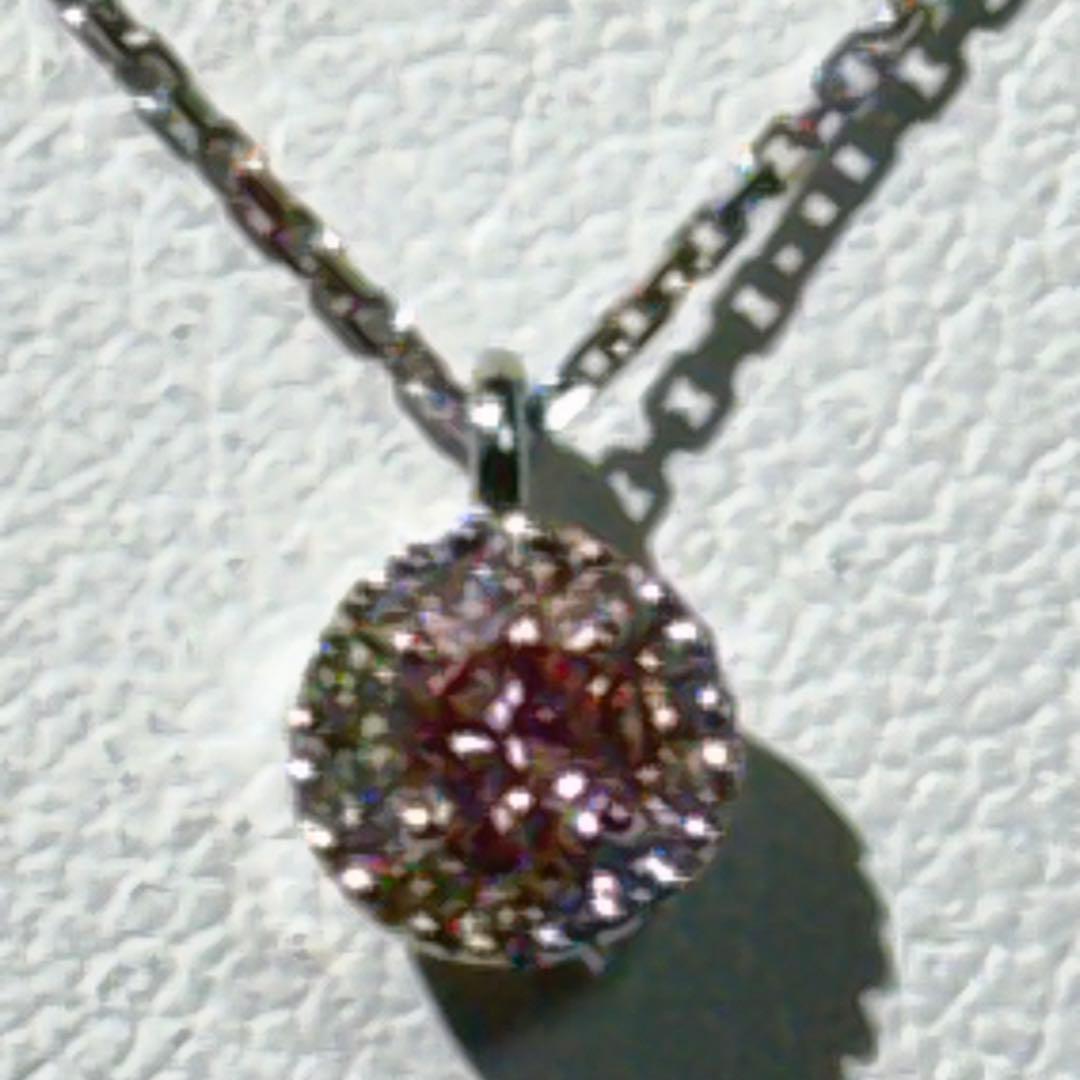 PTピンクダイヤモンドプチペンダントNO25-2447