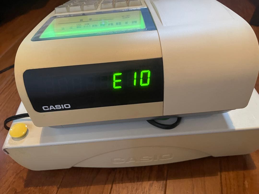 uaaa　CASIO 電子レジスター NL300 レジロール14個付き