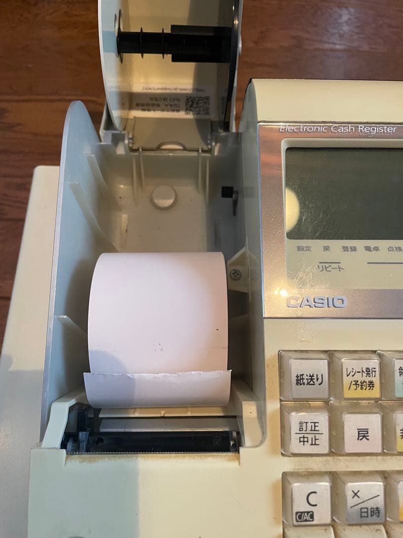 uaaa　CASIO 電子レジスター NL300 レジロール14個付き