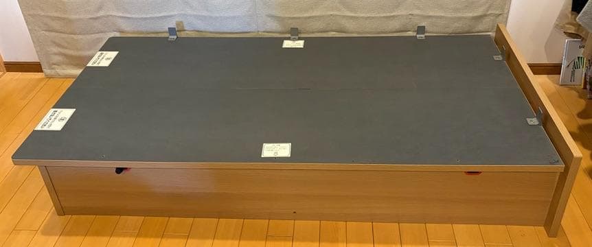 目黒区自宅付近引取 ニトリ 跳ね上げ式 収納付ベッド シングル