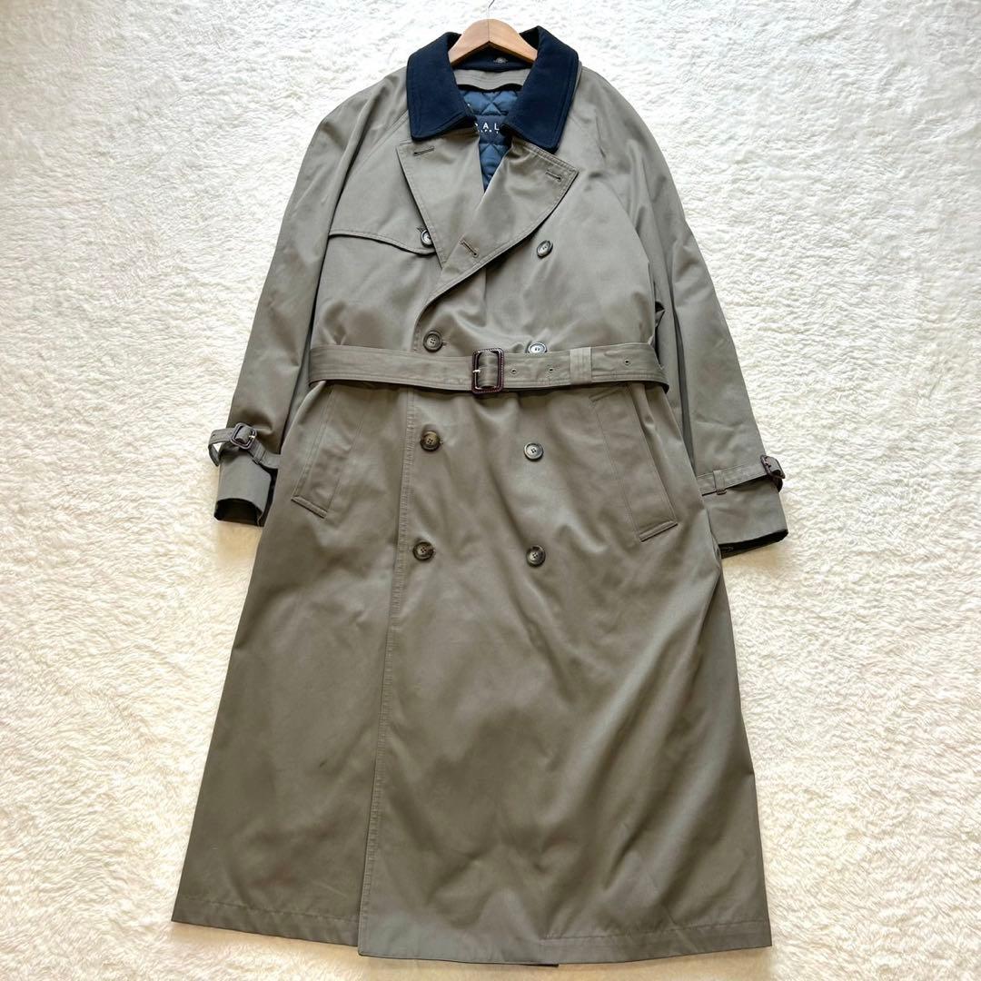【美品】Ralph Lauren トレンチコート ライナー カーキスーパーロング