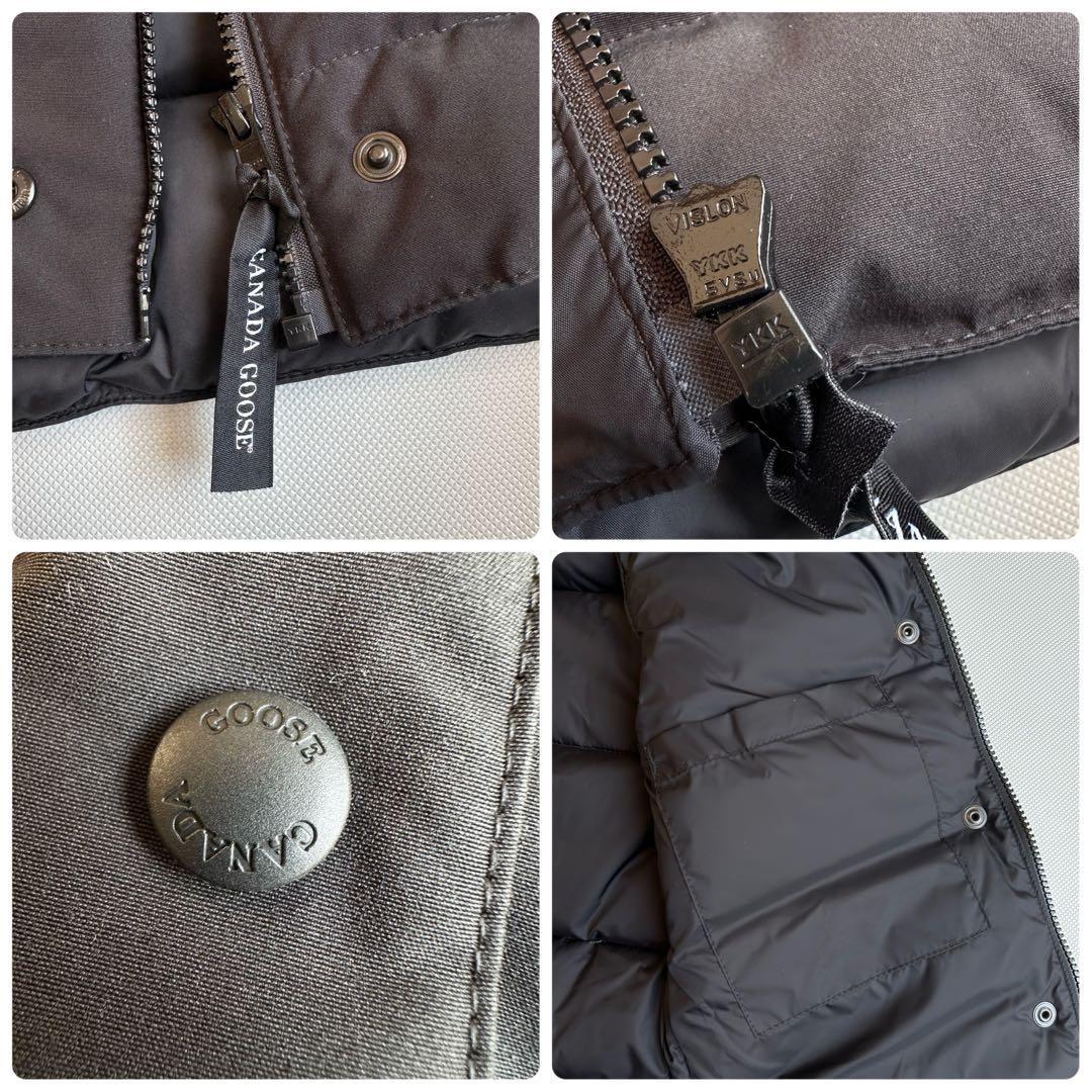 極美品 カナダグース フリースタイル ダウンベスト レディース XS ブラック