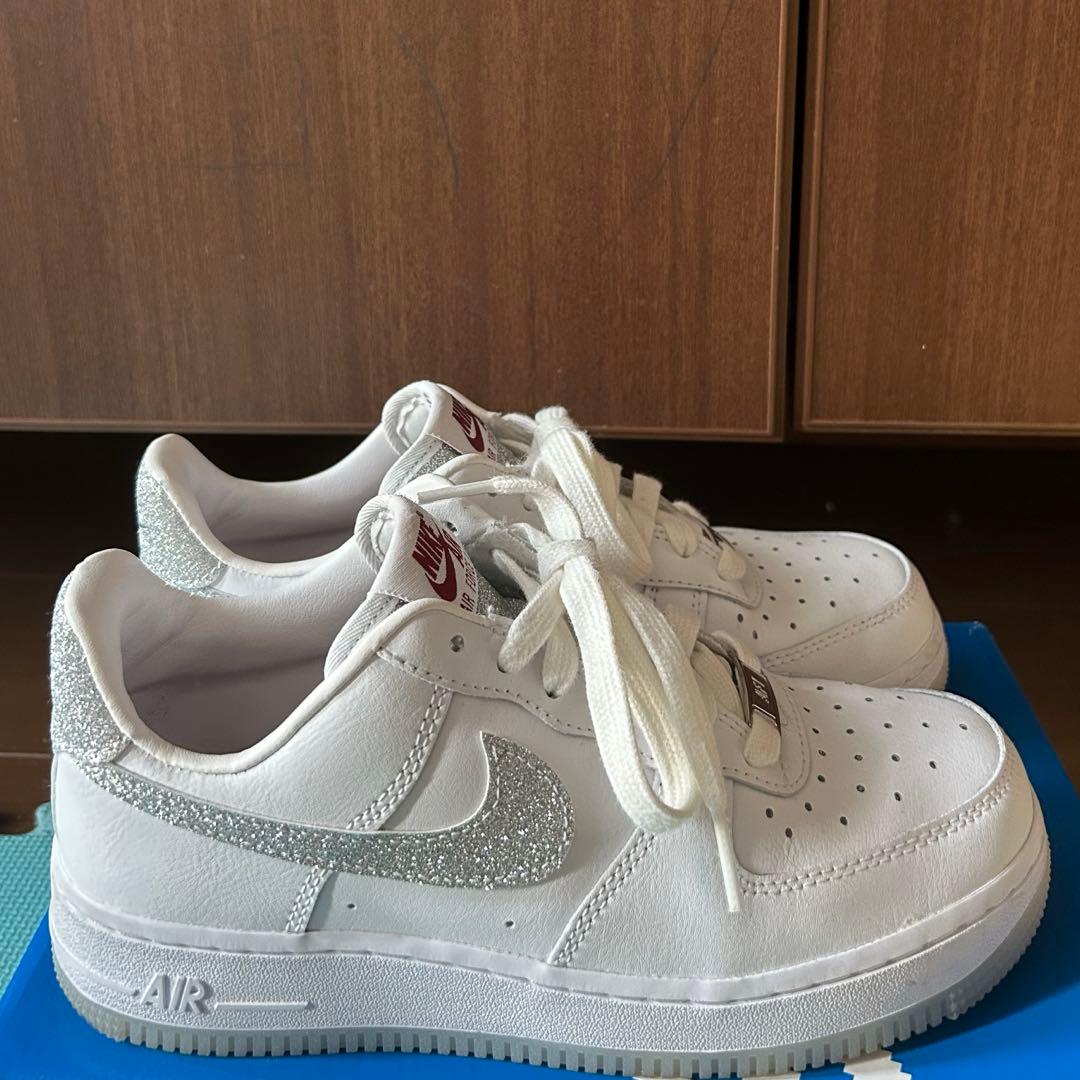 Nike Air Force 1 ホワイト グリッター