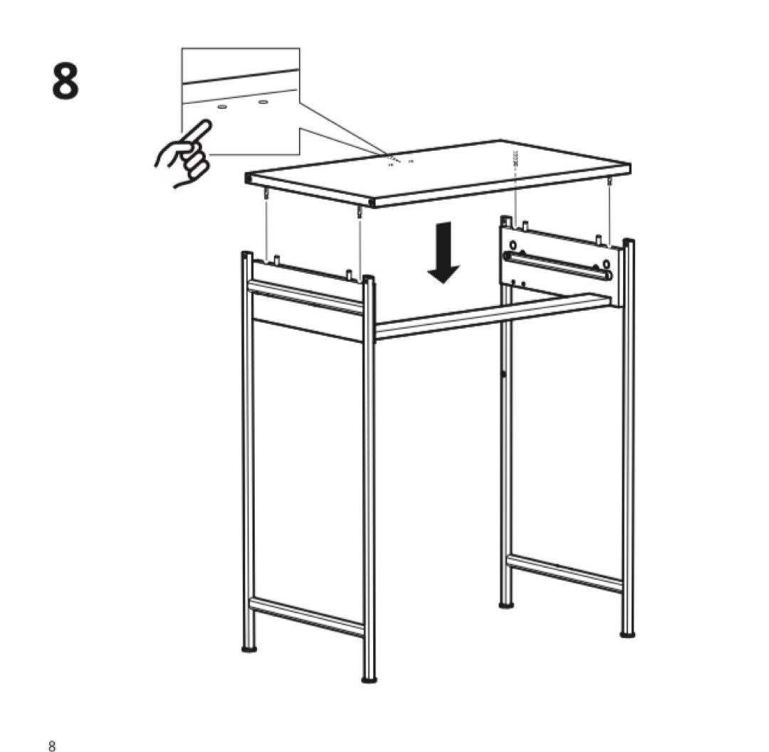 IKEA イケア　ブルクスヴァーラ ドレッサー　化粧台