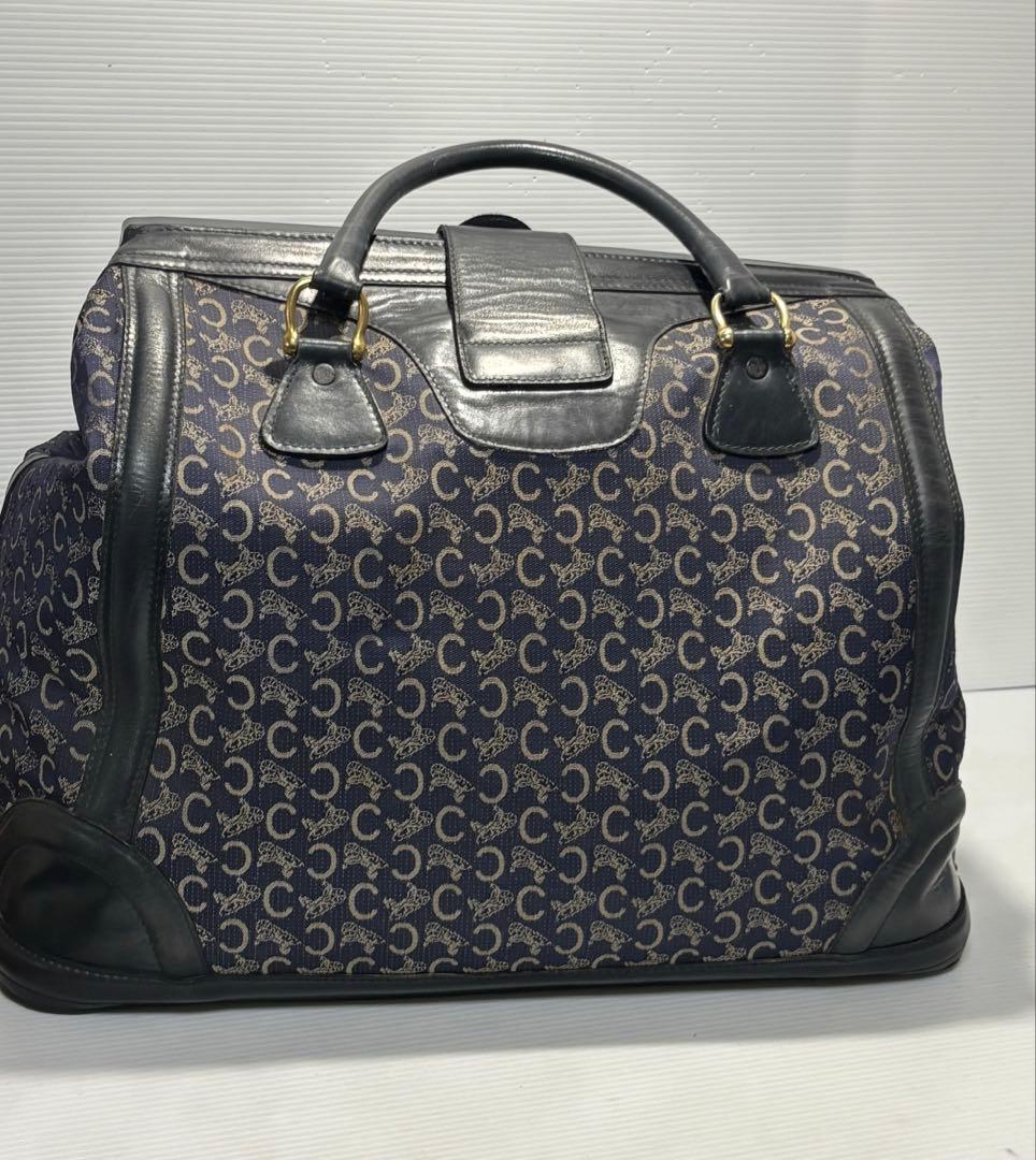 OLD CELINE オールド　セリーヌキー付きボストンバッグ【がま口開口希少】