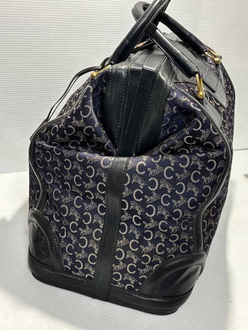 OLD CELINE オールド　セリーヌキー付きボストンバッグ【がま口開口希少】